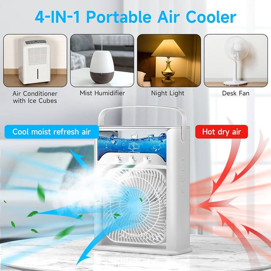 Ventilador Humidificador De Nebulización🪭